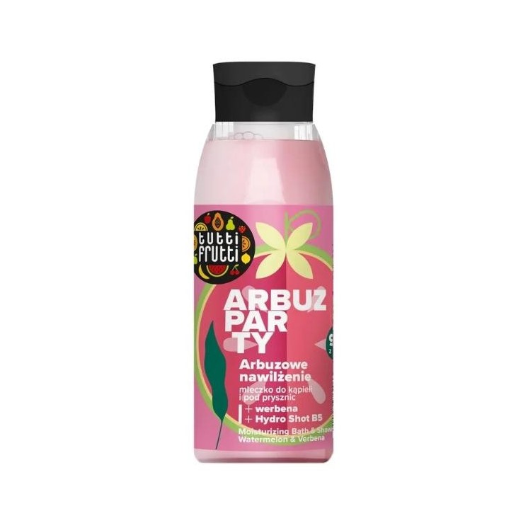 Farmona Tutti Frutti Watermelon Party зволожуюче молочко для ванни і душу Кавун і Вербена + Hydro Shot B5 400 мл