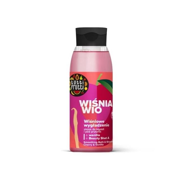 Farmona Tutti Frutti Wiśnia Wio розгладжуюча олія для ванни та душу Вишня і ваніль + Beauty Shot A