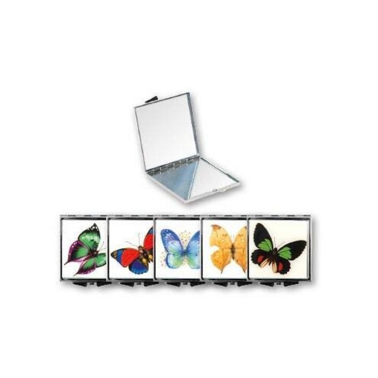Top Choice Butterfly Compact Mirror 1 piece