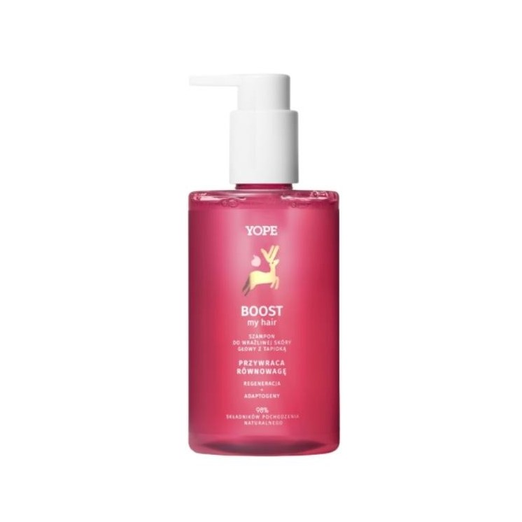 YOPE Boost My Hair Shampoo voor de gevoelige hoofdhuid met Tapioca