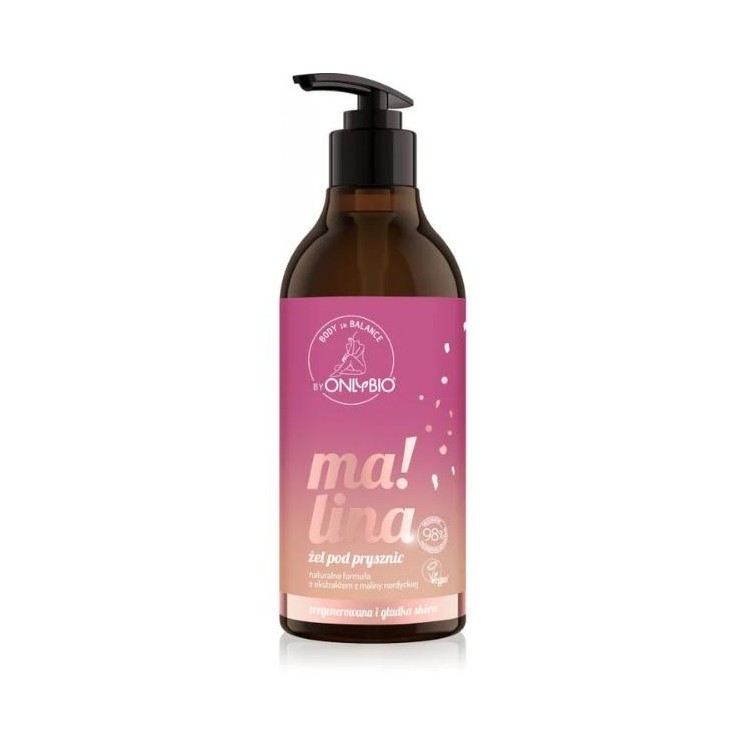 Гель для душу ONLYBIO Body in Balance Малина 400 мл