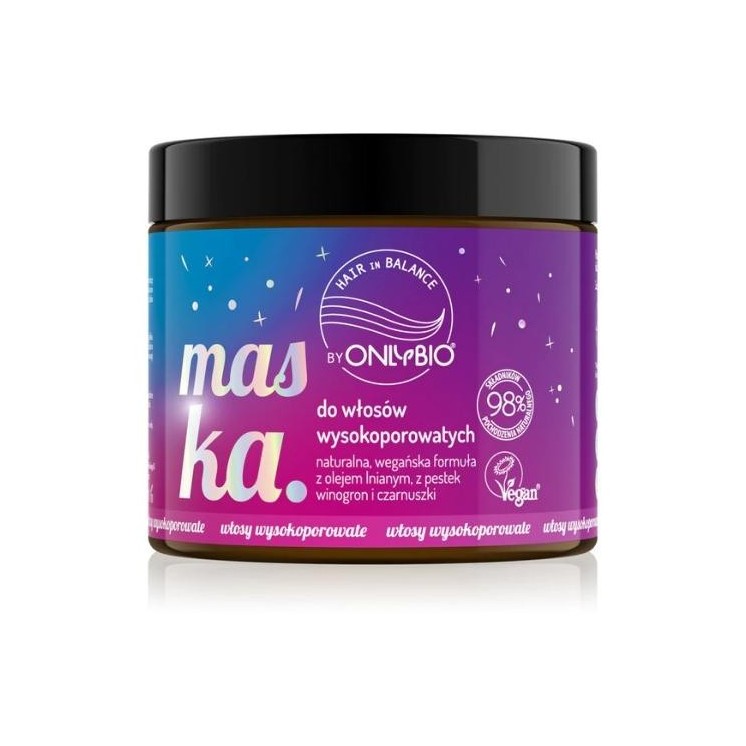ONLYBIO Hair in Balance Mask для високопористого волосся