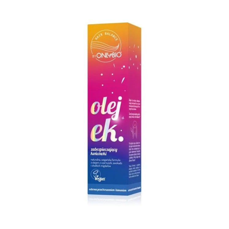 ONLYBIO Hair in Balance Oil, що захищає кінчики волосся