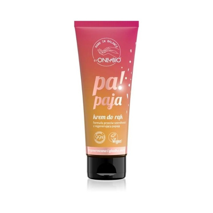 ONLYBIO Hand in Balance Handcreme tegen ruwheid Papaya 50 ml