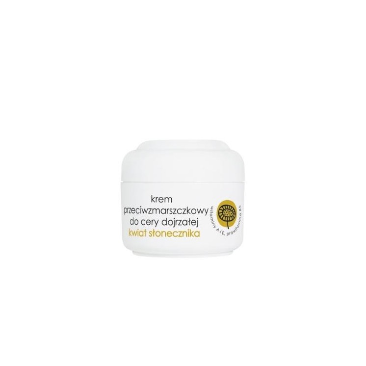 Ziaja Crème visage anti-rides pour peaux matures fleur de tournesol 50 ml