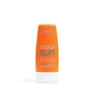 Сонцезахисний крем Ziaja Sopot для фоточутливої шкіри SPF25 із захистом від UVA+UVB середній 60 мл