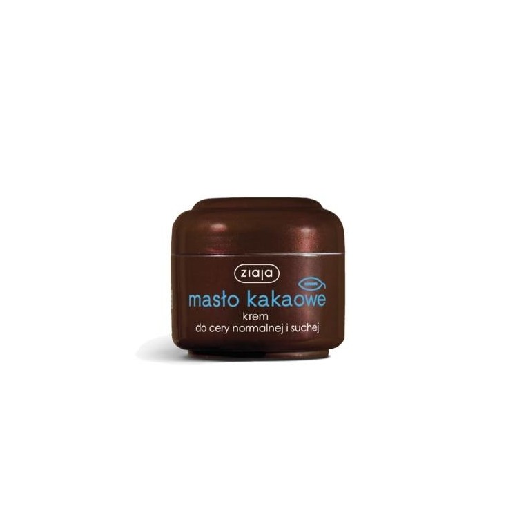 Crème visage au beurre de cacao Ziaja pour peaux normales et sèches 50 ml