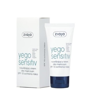 Ziaja Yego Sensitiv feuchtigkeitsspendende Gesichtscreme SPF10 niedriger Schutz 50 ml