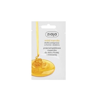 Ziaja Manuka Honey Anti-acne Face Mask for Oily and Combination Skin 7 ml