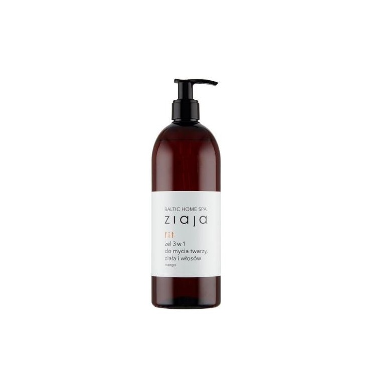 Гель для очищення обличчя, тіла та волосся Ziaja Baltic Home Spa Fit 3-в-1 500 мл
