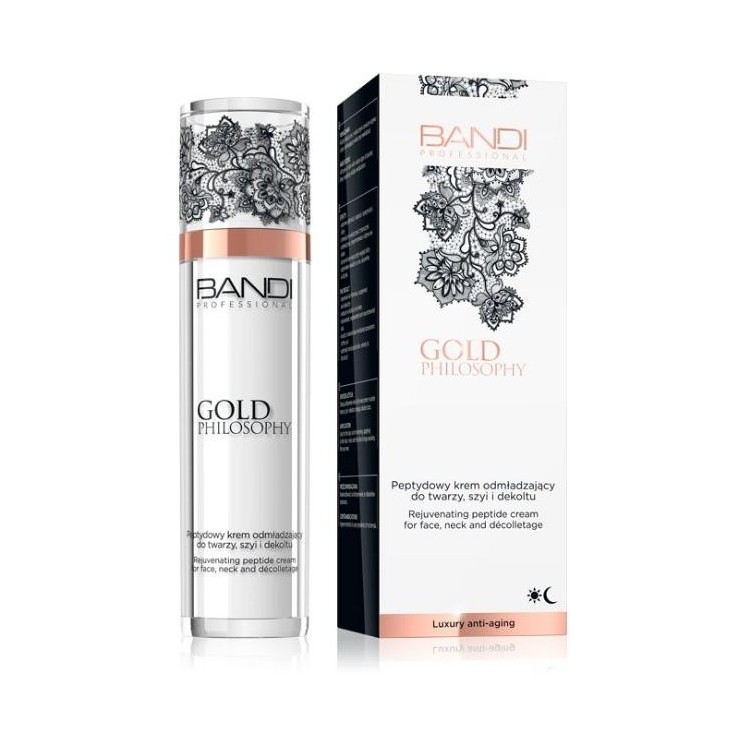 Bandi Gold Philosophy пептидний омолоджуючий крем для обличчя, шиї та декольте 50 мл