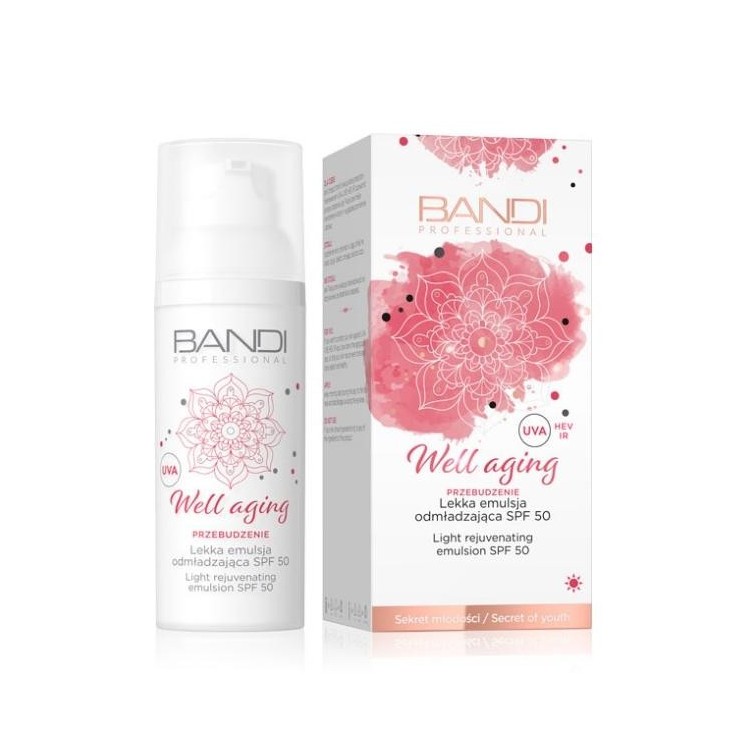 Легка омолоджуюча емульсія Bandi Well Aging SPF50 50 мл