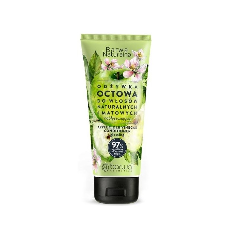 Barwa Naturalna gloss Vinegar hair conditioner in a 200 ml tube