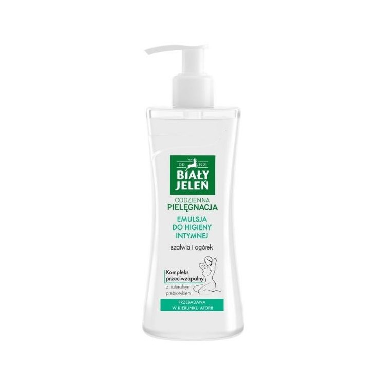 Biały Jeleń Intimate hygiene emulsion with sage and cucumber 265 ml