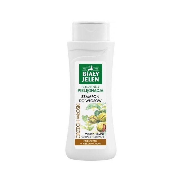 Biały Jeleń Shampoo for dark hair with walnut extract 300 ml