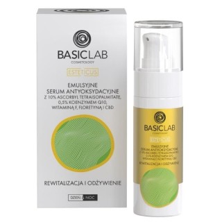 BasicLab Esteticus Emulsie Antioxidant Serum met 10% Ascorbyl