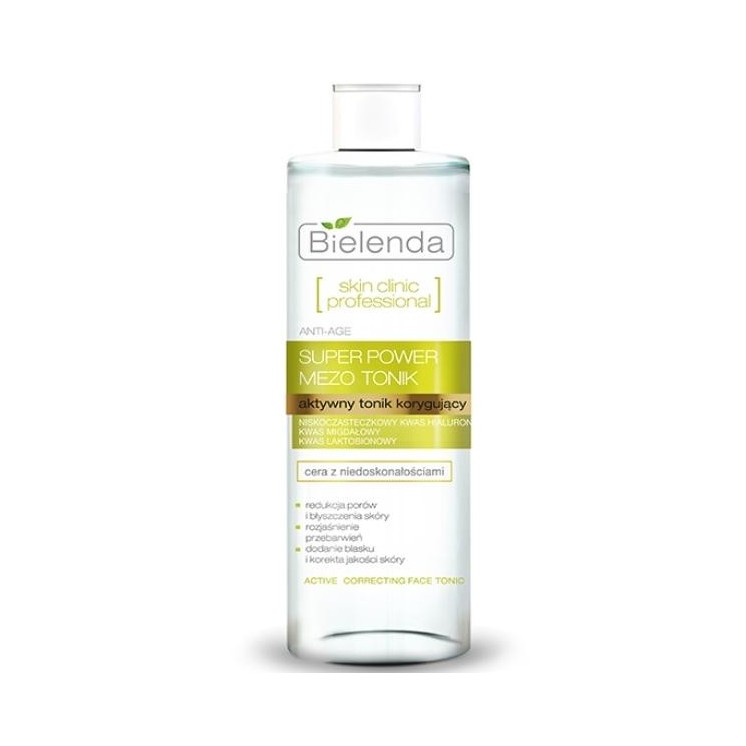 Bielenda Skin Clinic Professional Active Correcting Tonic Anti-age for combination and oily skin 200 ml