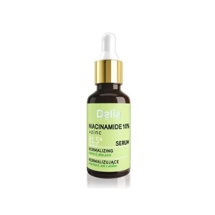 Delia Niacinamide 10% Normaliserend Serum voor gezicht, hals en decolleté