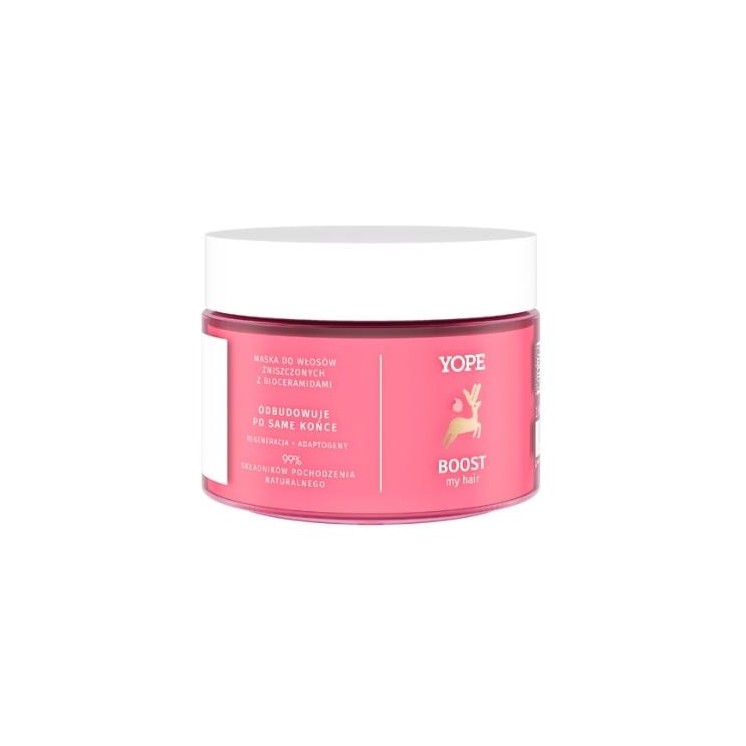 YOPE Boost My Hair Маска для пошкодженого волосся з біокерамідами