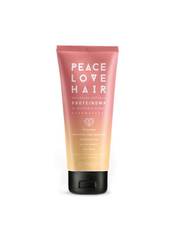 Barwa Peace Love Hair naturalna Odżywka proteinowa do włosów o każdej porowatości