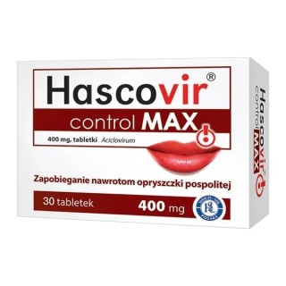 Hascovir control MAX 400 mg tablets 30 pieces