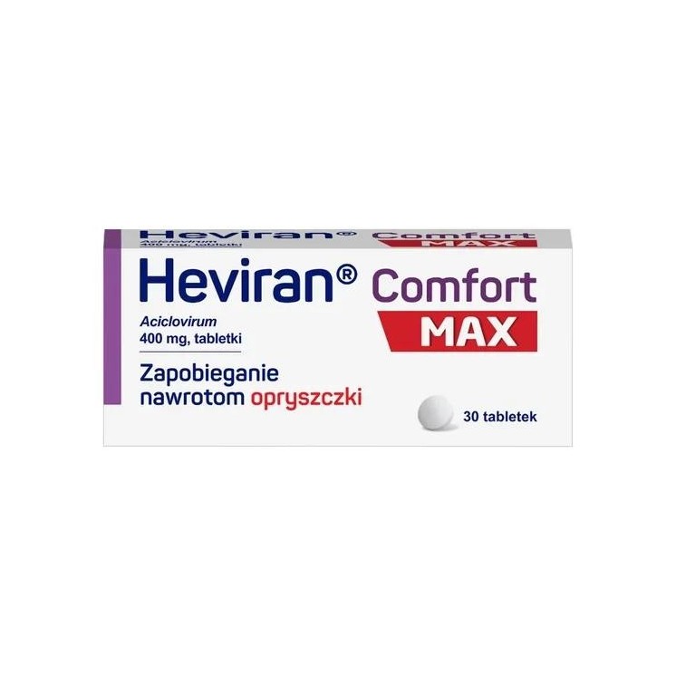 Heviran Comfort MAX 400 мг таблетки 30 шт