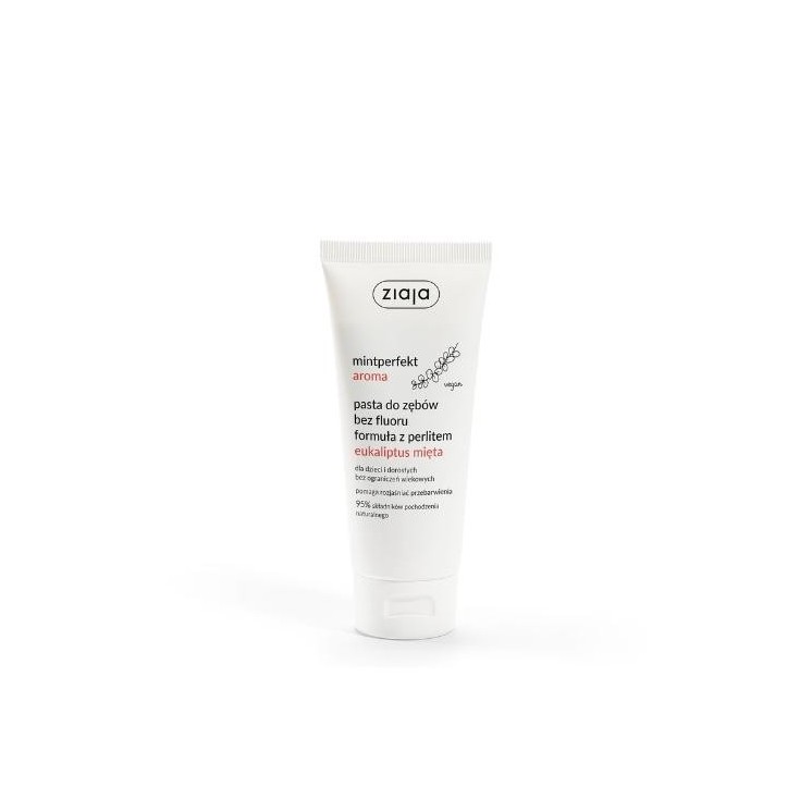 Ziaja Mintperfekt Aroma Fluoridevrije Tandpasta Eucalyptus en Munt 100 ml