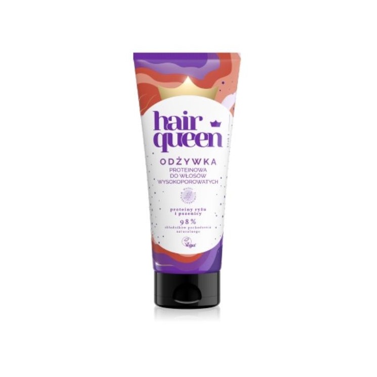 Протеїновий кондиціонер Hair Queen для високопористого волосся