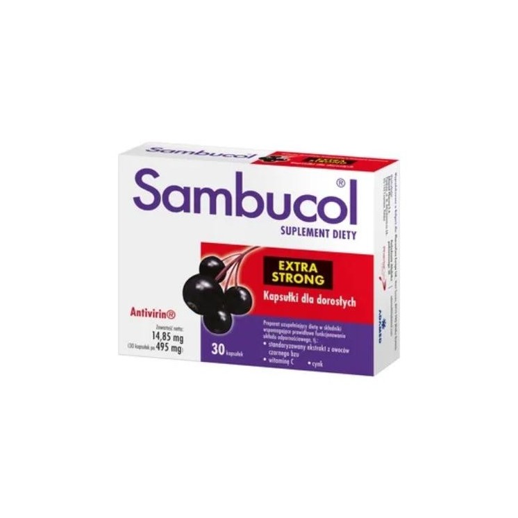 Sambucol Extra Strong Capsules for adults 30 pieces
