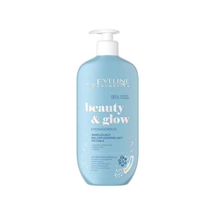 Eveline Beauty & Glow зволожуючий зміцнюючий бальзам для тіла 350 мл