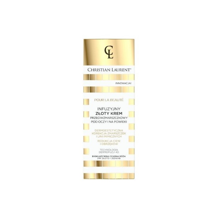 Крем проти зморшок для очей та повік Christian Laurent Gold Infusion 20 мл
