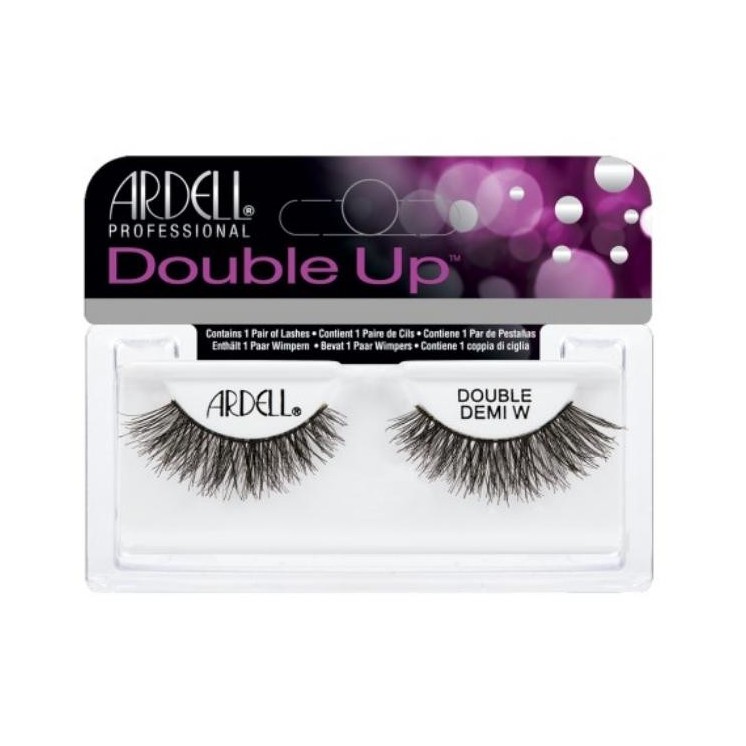 Ardell Double Up Strip Lashes Demi Wispies Black 1 paar
