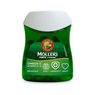 Moller's Forte met Omega-3 visolie voedingssupplement 60 capsules