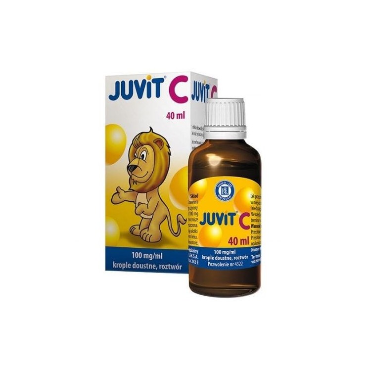 Juvit C 100mg/ml Drops for children from 28 days of age 40 ml