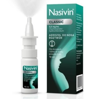 Nasivin Classic 0.05% Nasal spray 10 ml
