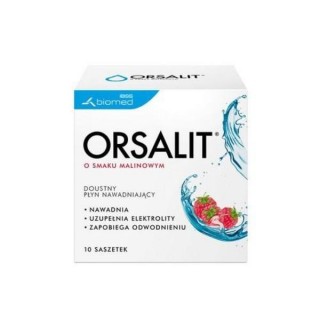 Orsalit orale rehydratatievloeistof Frambozensmaak 10 sachets