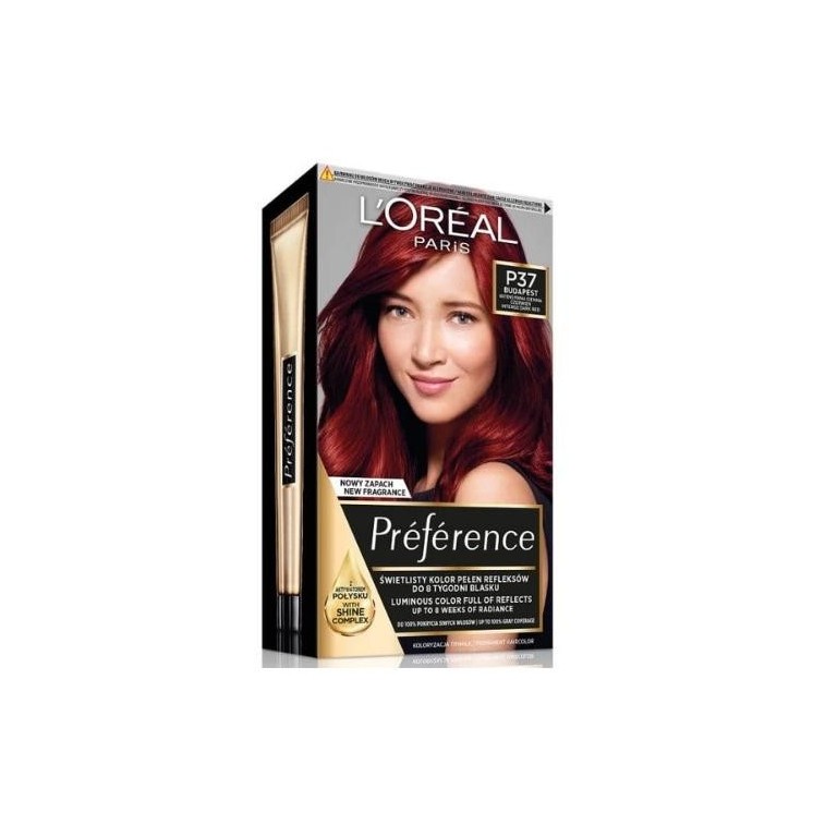 L'oreal Preference Hair dye /P37/ Intense Dark Red