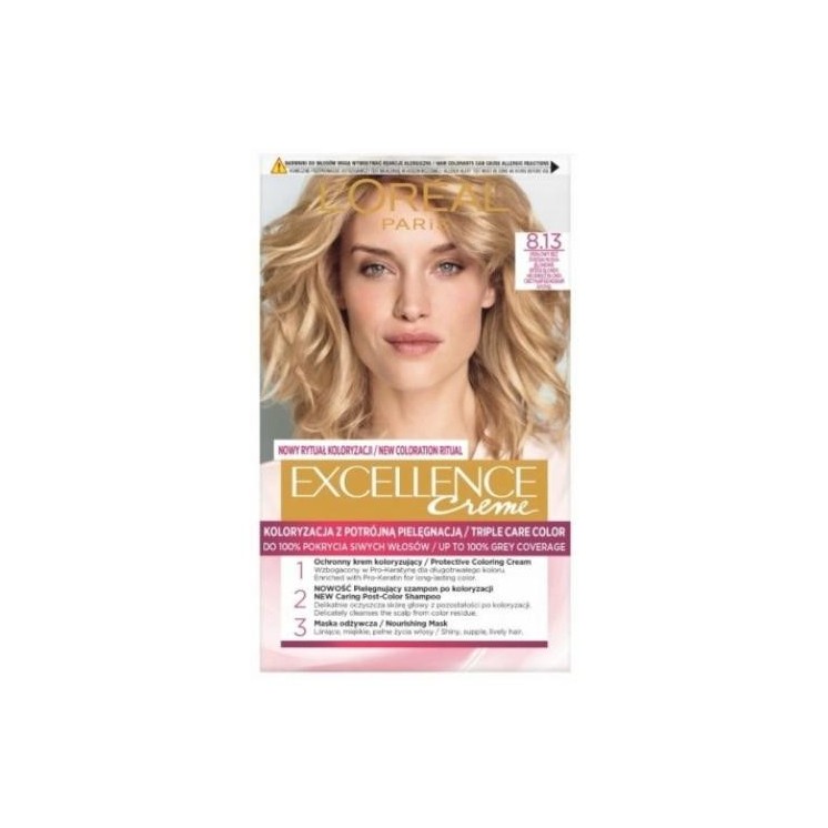 L'oreal Excellence Creme Hair dye /8.13/ Pearl Beige
