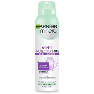 Garnier Minerals Dezodorant w spray'u 6in1 Protection 48h 150 ml