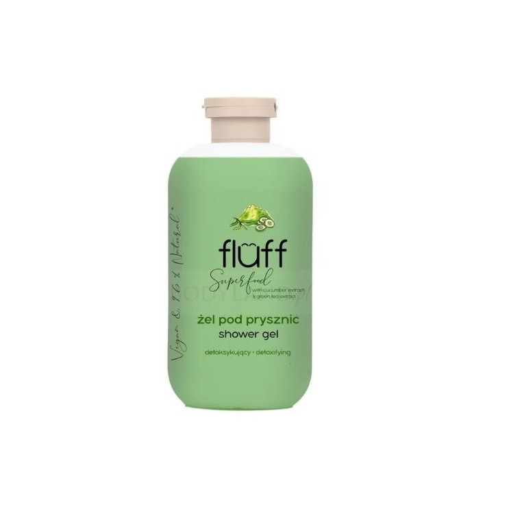 Fluff Superfood Гель для душу з ароматом зеленого чаю та огірка 500 мл