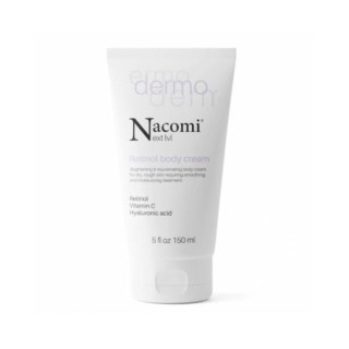 Nacomi Next Level Dermo Освітлюючий і омолоджуючий крем для тіла з ретинолом і вітаміном С 150 мл