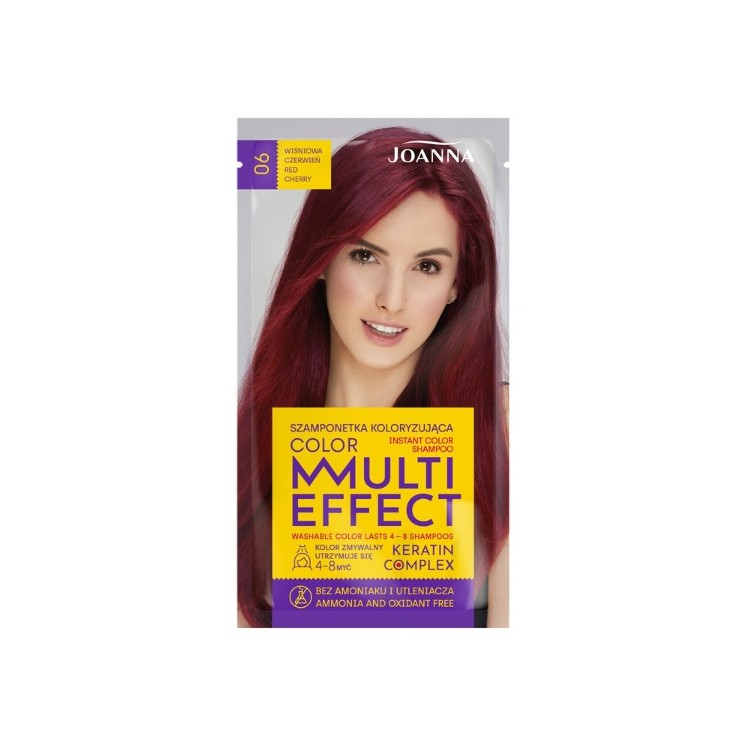 Шампунь для волосся Joanna Multi Effect Color Colouring /06/ Вишнево-червоний