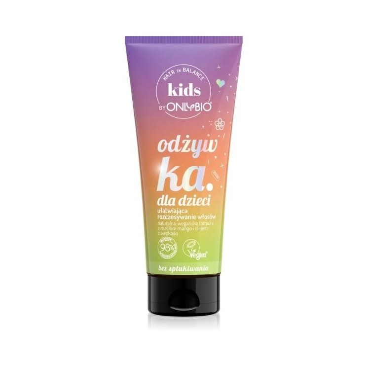 ONLYBIO Hair in Balance Kids Незмивний кондиціонер для полегшення розчісування волосся 200 мл