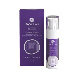 BasicLab Esteticus Correcting Serum with Retinal 0.07%, Fitofsingosine and Carnosine 2.0 30 ml