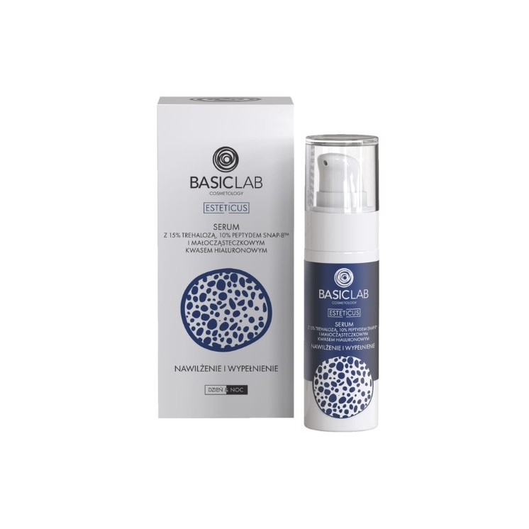 BasicLab Esteticus Serum with Trehalose 15% and 10% Peptide 30 ml
