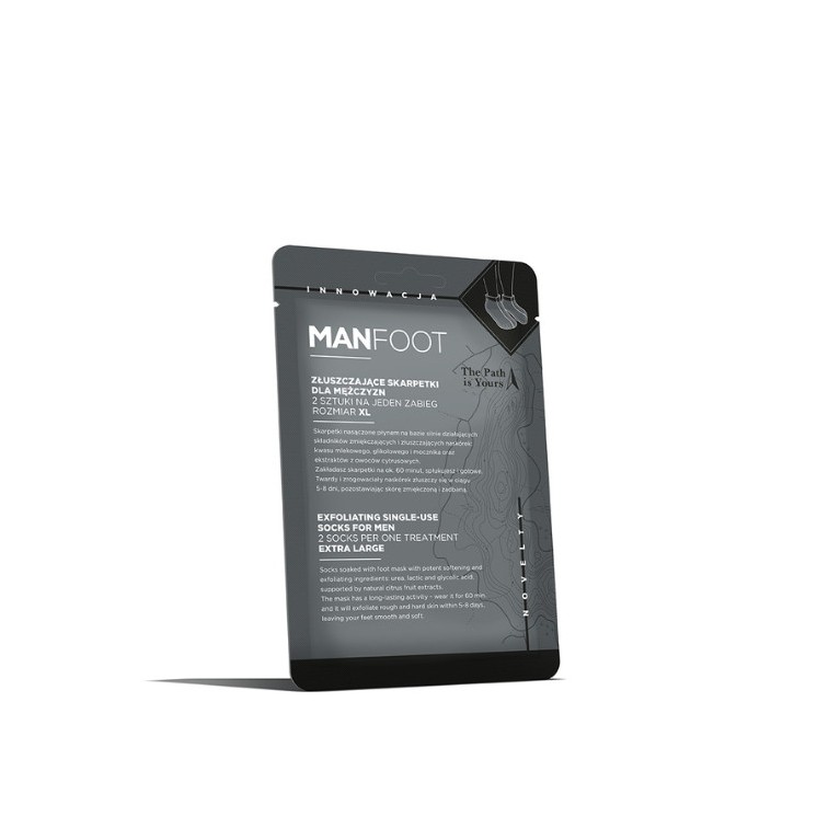 ManFoot Exfoliating sokken voor heren maat XL 1 paar