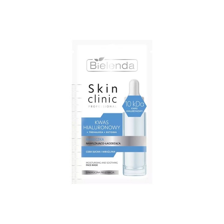 Bielenda Skin Clinic Professional Hyaluronic Acid Зволожуюча та заспокійлива маска 8 г