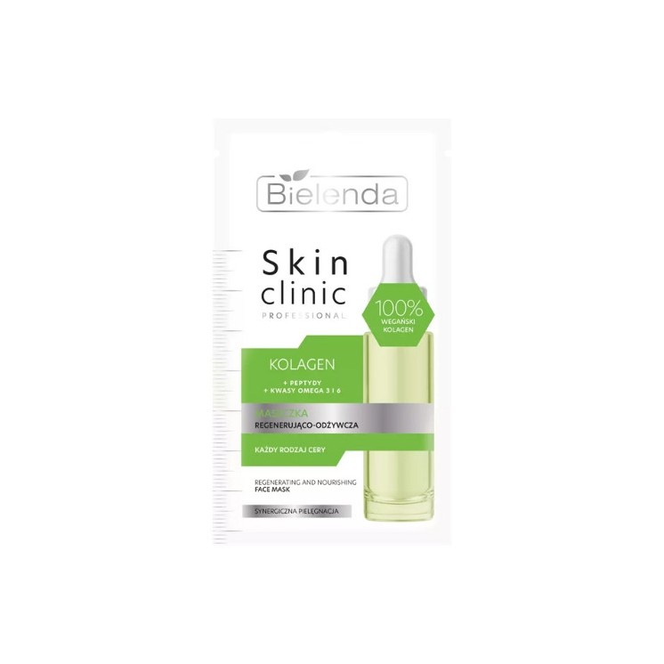 Bielenda Skin Clinic Professional Collagen Регенеруюча і живильна маска 8 г