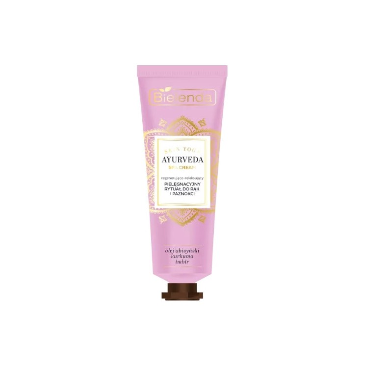 Bielenda Ayurveda Skin Yoga Spa Care Cream Регенеруючий і релаксуючий ритуал для рук і нігтів 50 мл