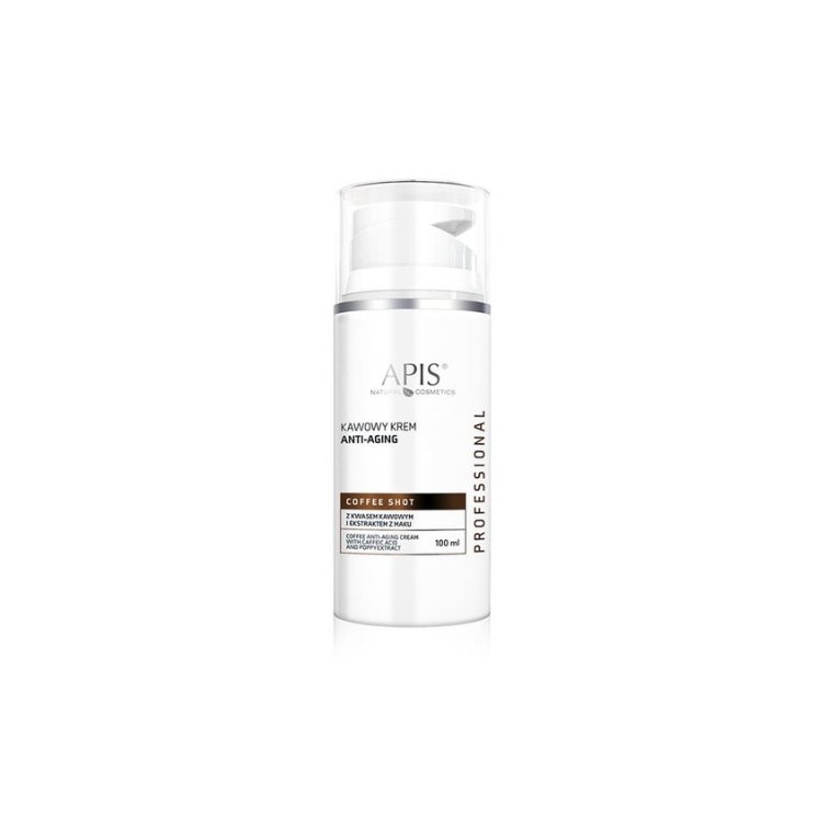 Apis Coffee Shot Coffee Anti-aging Cream з кавовою кислотою та екстрактом маку 100 мл